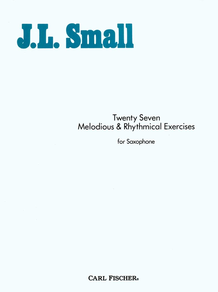 27 Melodious & Rhythmical Exercices