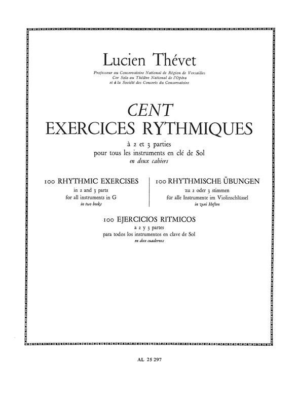 100 Exercices rythmiques - Vol.1