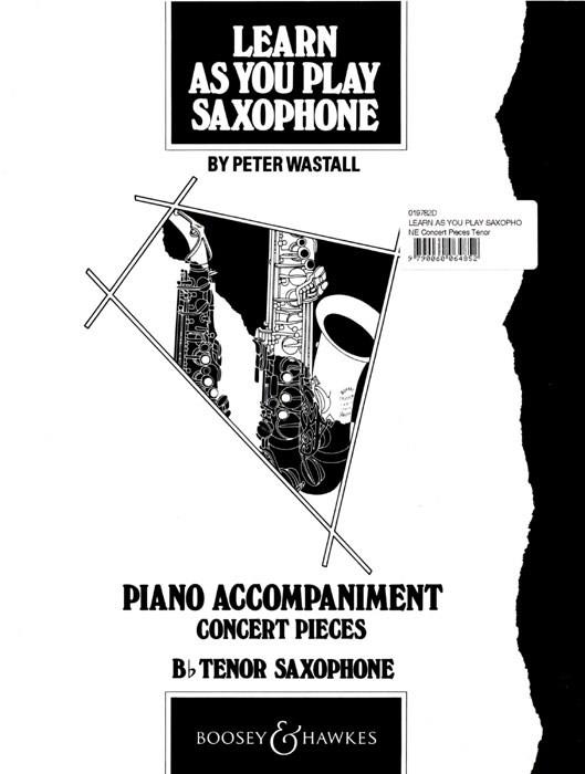 Learn as you play sax. (Piano acc.tenor)