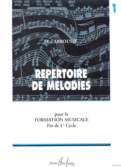 Répertoire de Mélodies - Vol.1