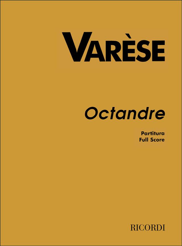 Octandre (Score)