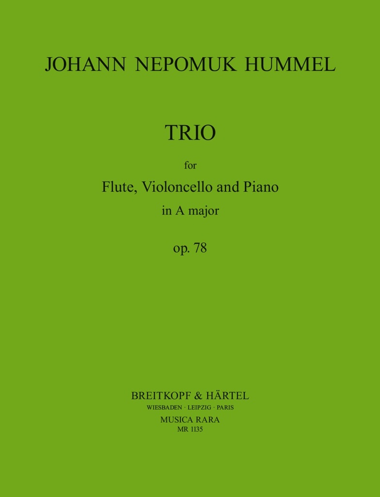 Trio, Op.78 in A major