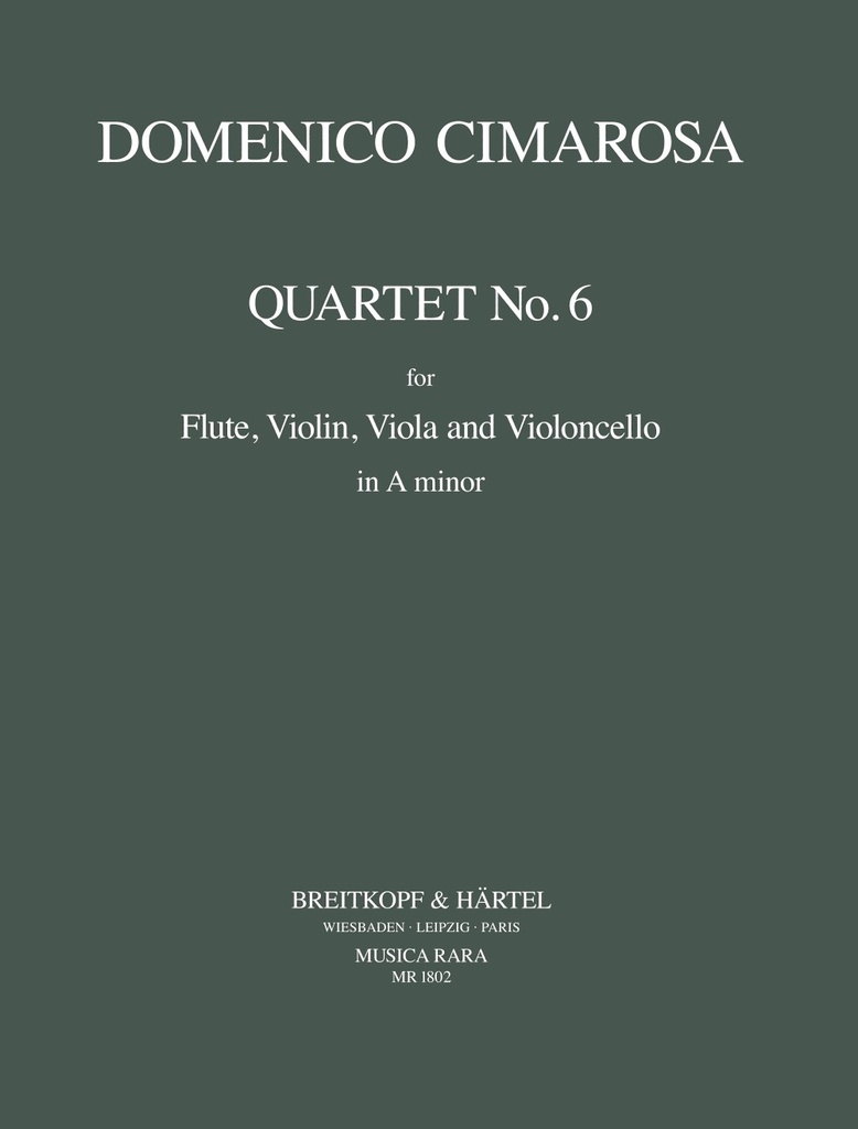 Quartet No.6 in A minor (Set of parts)