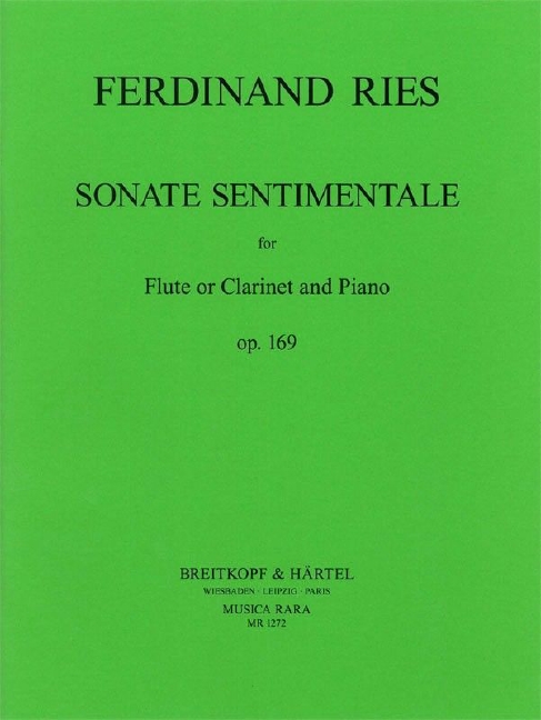 Sonate sentimentale, Op.169 (Score and parts)