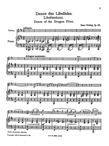 Dance of the dragonflies, Op.20