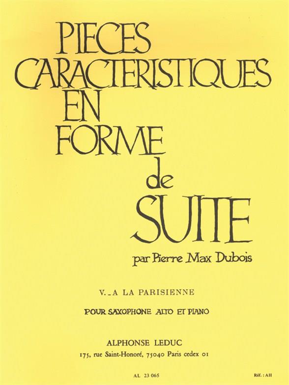 Pièces caractéristiques - No.5 A la parisienne