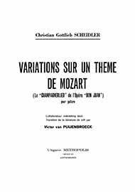 Variations sur un thème de Mozart