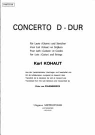 Concerto D-Dur (Partituur)