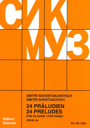 24 Präludien für Klavier, Op.34