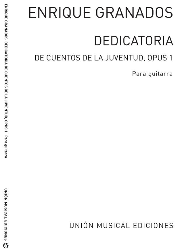 Dedicatoria de cuentos de la juventud, Op.1