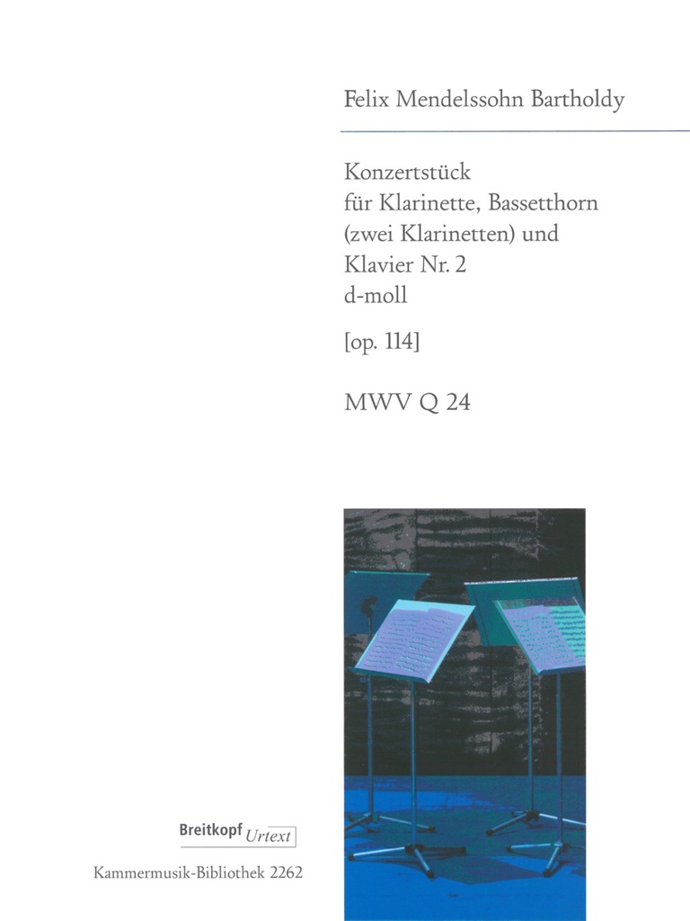 Concert Piece No.2 in D minor, MWV.Q 24 (Op. 114) (Piano reduction)