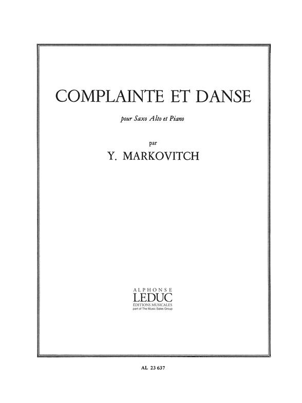 Complainte et danse