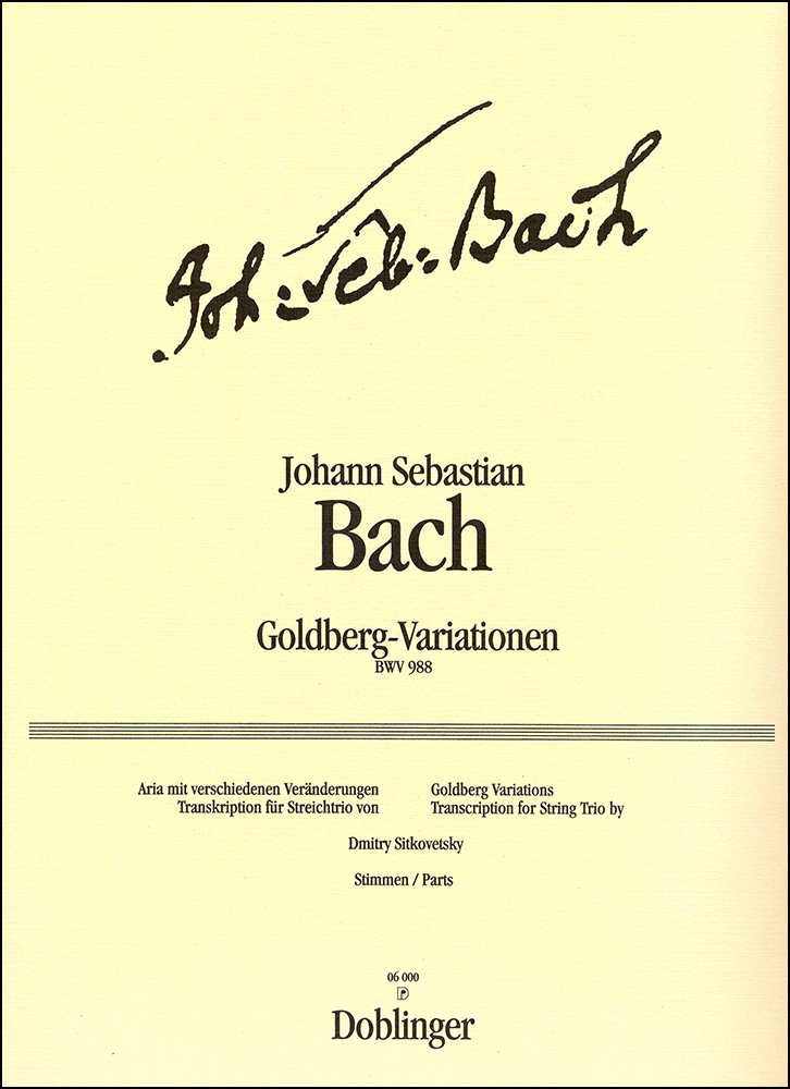 Goldberg-Variationen, BWV.988 (Set of parts)