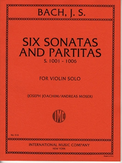 6 Sonatas and Partitas, BWV.1001-1006