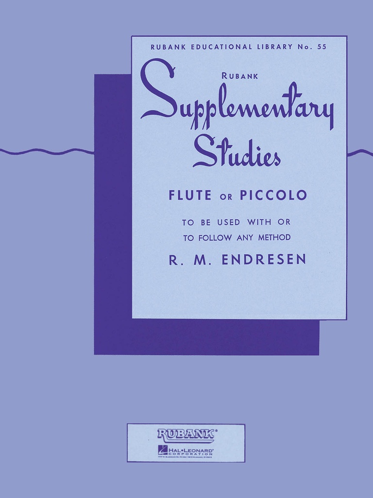 Supplementary Studies for Flute