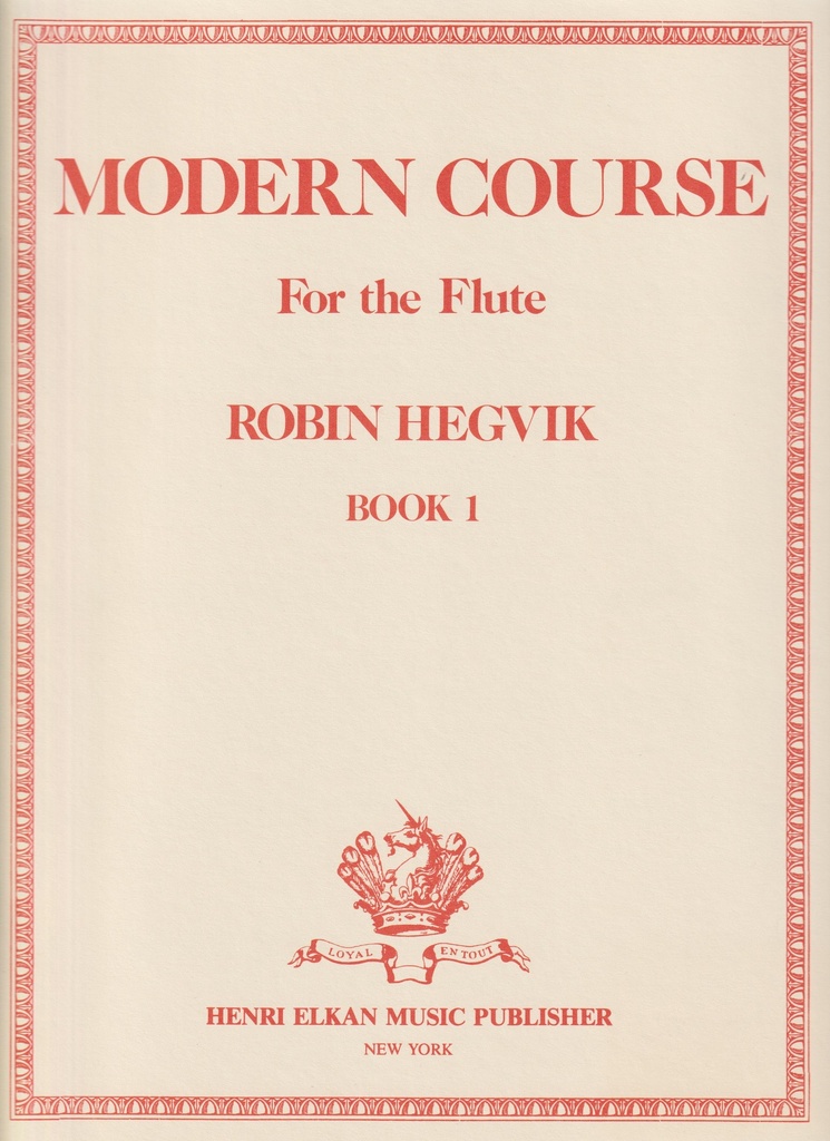 Modern Course for the Flute - Book 1