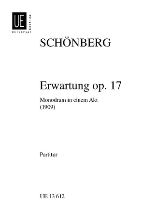 Erwartung, Op.17 (Study score)