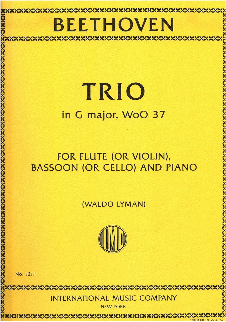 Trio in G major, Wo0 37