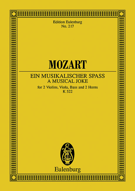 Ein musikalischer Spass, KV.522 (Study score)