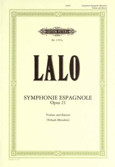 Symphonie espagnole, Op.21 (Smaller print)