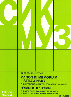 Hymnus II / Kanon in Memoriam Igor Strawinsky