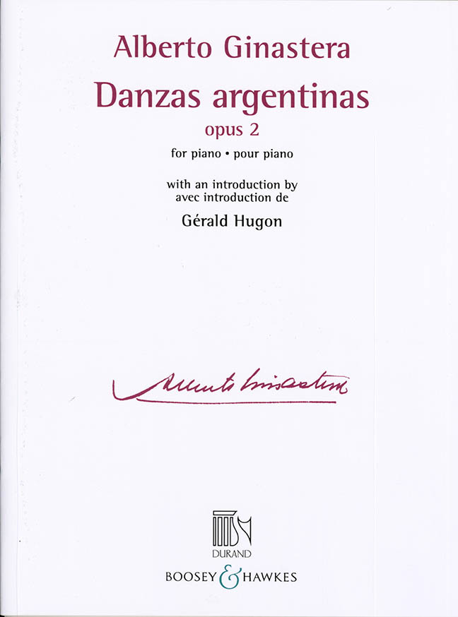 Danzas Argentinas, Op.2