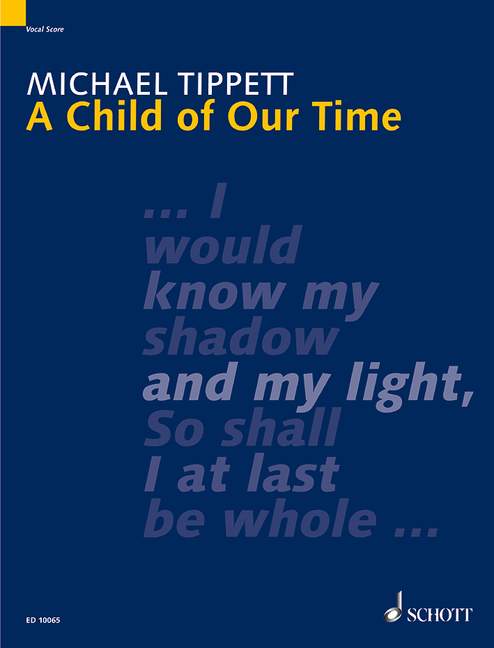 A child of our time (Vocal score)