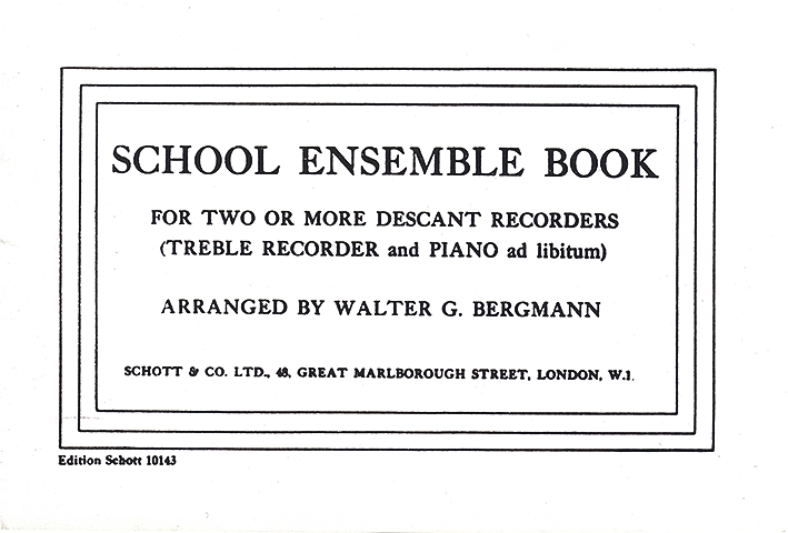 School ensemble book