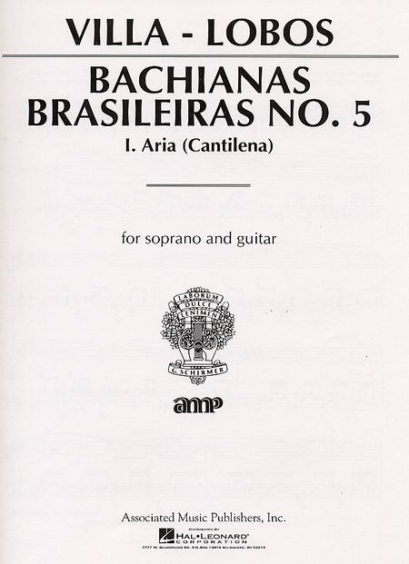 Bachianas Brasileiras No.5 Aria