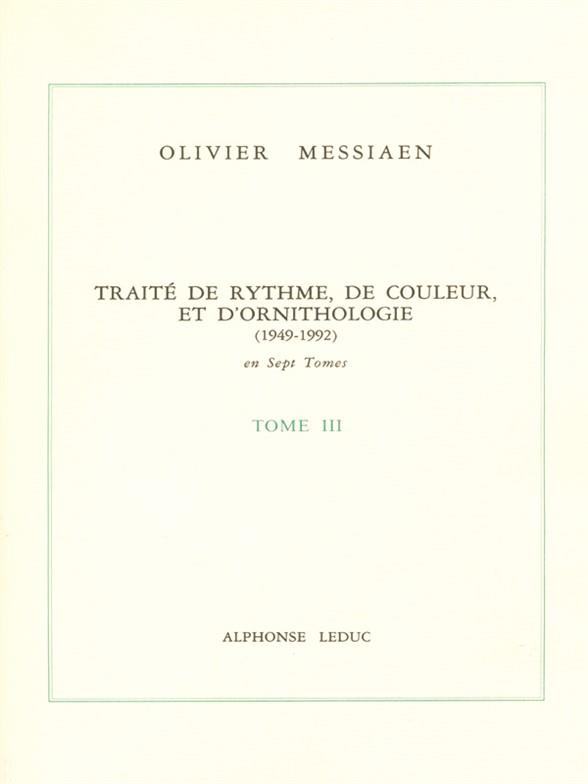 Traité de rythme, de couleur - Vol.3