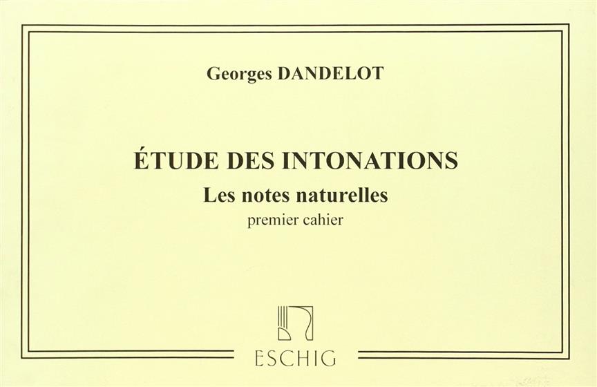 Etude des Intonations - Vol.1