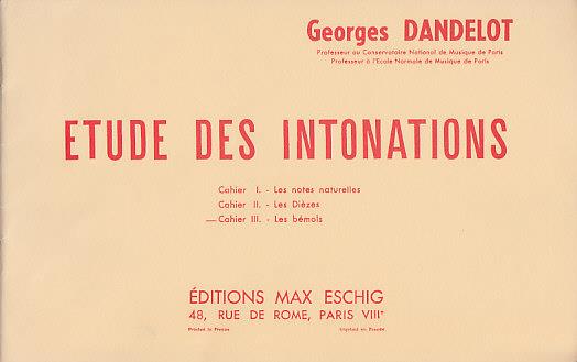 Etude des Intonations - Vol.3