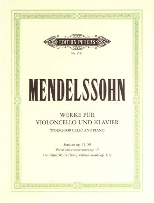 Original Kompositionen, Op.17,45,58,109