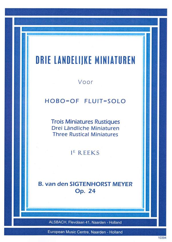 3 Landelijke Miniaturen, Op.24