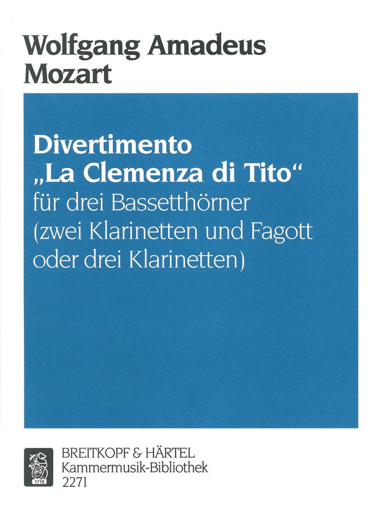 Divertimento La Clemenza di Tito