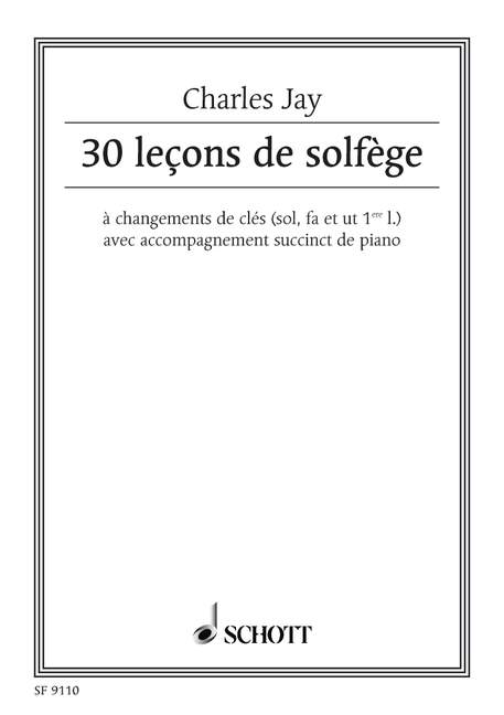 30 Leçons de solfège (3 Clés)