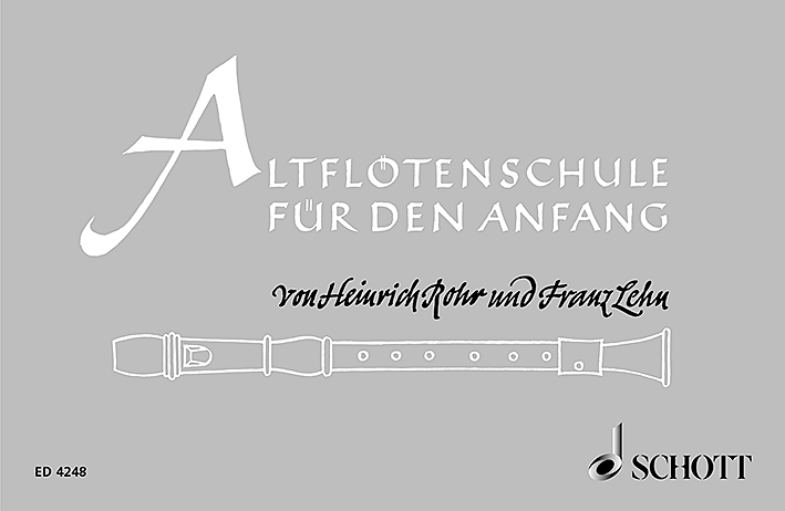 Altflotenschule fur den Anfang