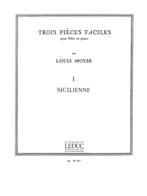 Sicilienne (No.1 des trois pièces faciles)