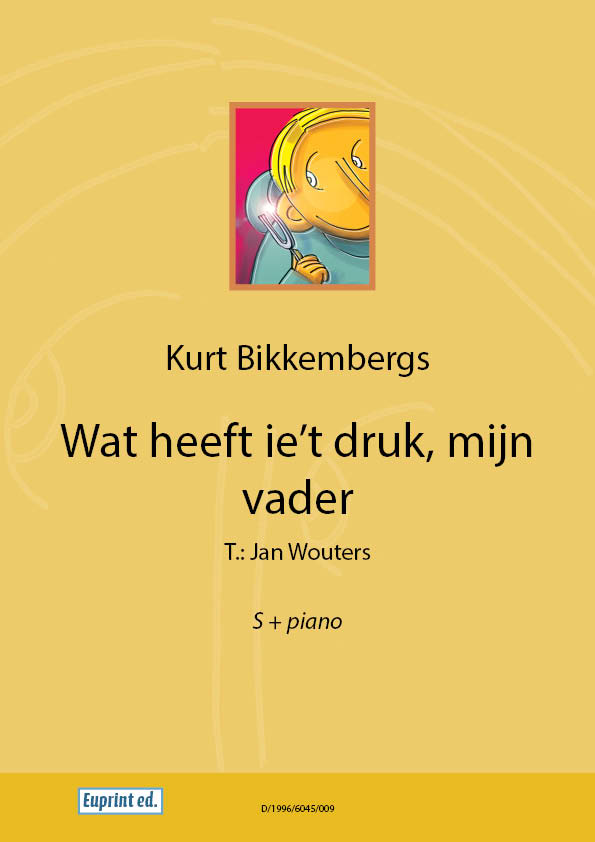 Wat heeft ie't druk, mijn vader