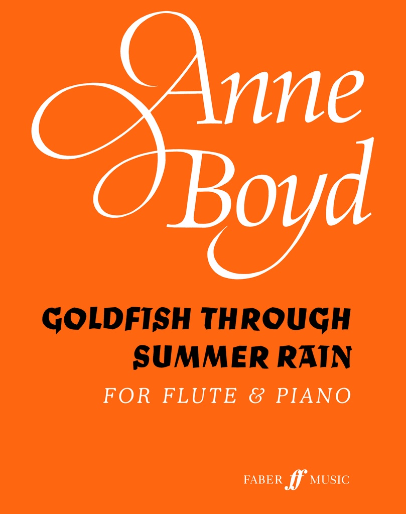 Goldfish through summer rain