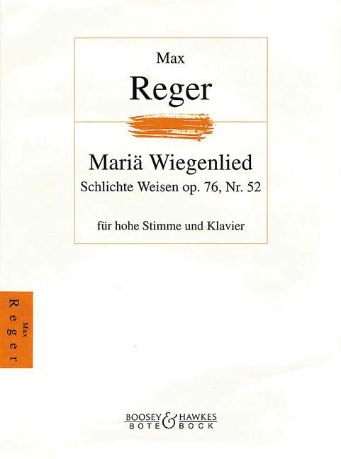 Maria Wiegenlied, Op.76/52 (High voice)