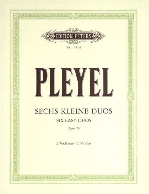 Kleine Duos - Band 1 (Op.23)