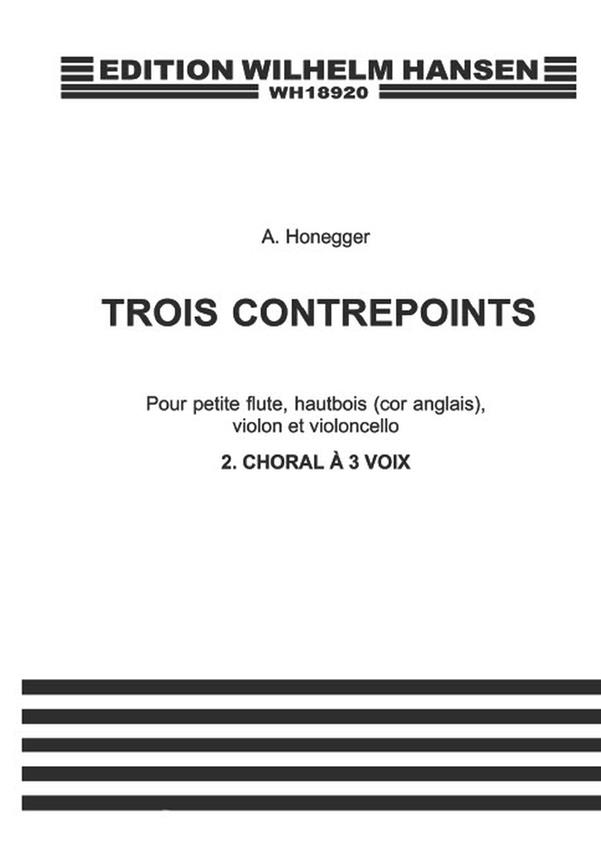 3 Contrepoints - No.2 Choral a 3 voix