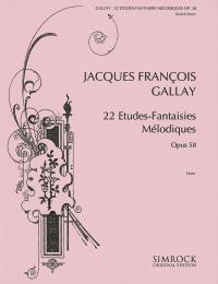 22 Etudes-Fantaisies Melodiques, Op.58