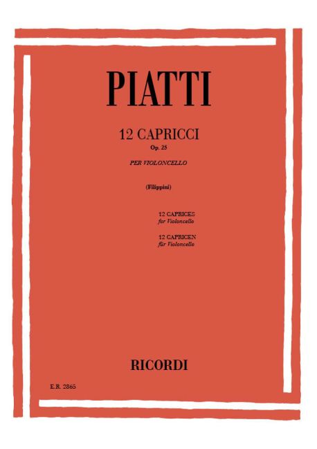 12 Capricci, Op.25 (RICORDI)