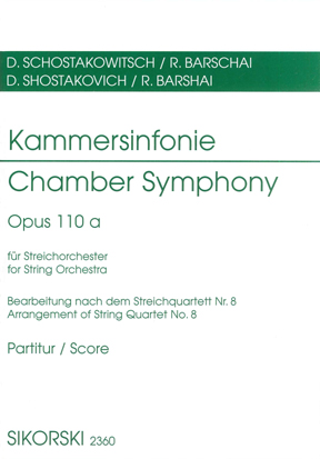 Kammersinfonie, Op.110a (Study score)