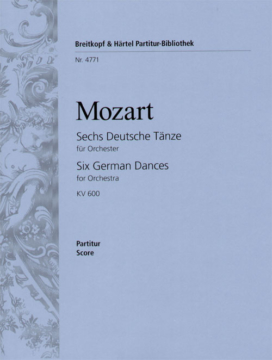 6 German Dances, KV.600 (Full score)