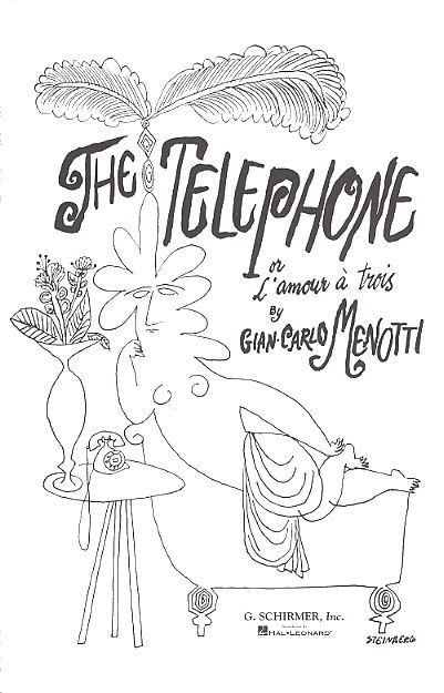 The Telephone (Vocal score, Fr. & Eng.)