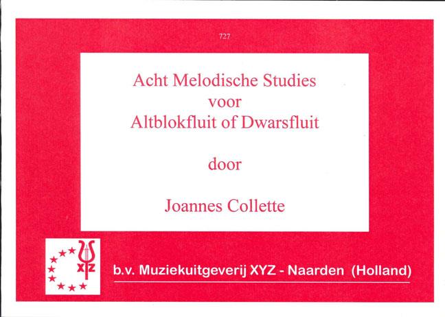 8 Melodische Studies - Deel 1