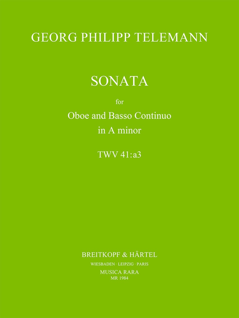 Sonata in A minor, TWV.41:a3